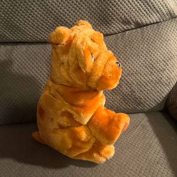 Shar Pei Stuffed Animal Dog Plush Teddy Bear Liberty Toy - Picture 6 of 7